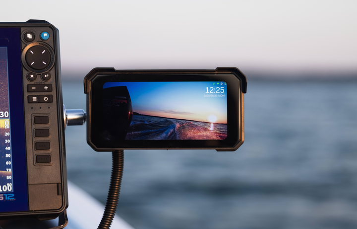 The Captain™ — Dual Camera and CarPlay System for Boats, ATVs &amp; Golf Carts